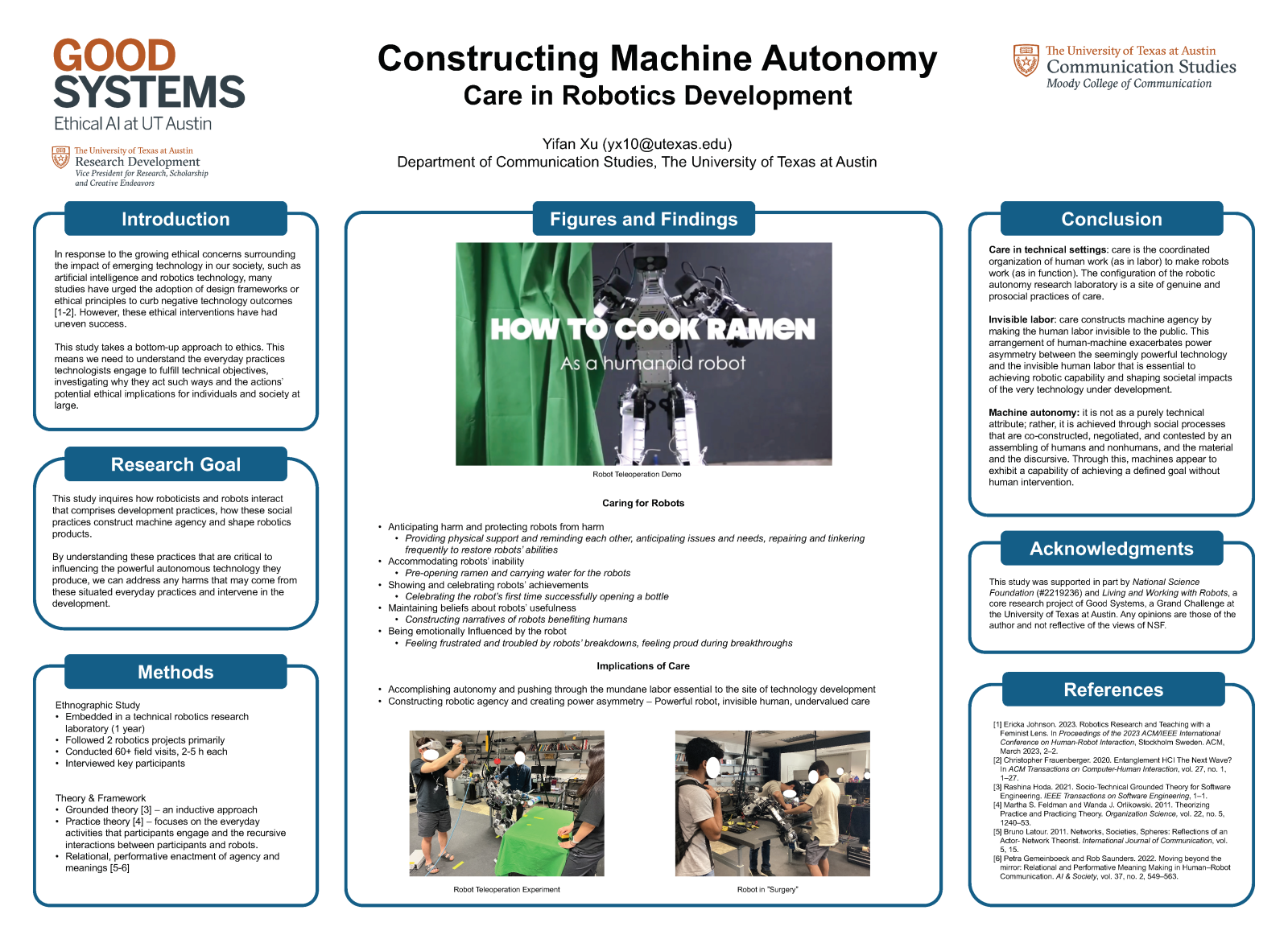Constructing Machine Autonomy Poster