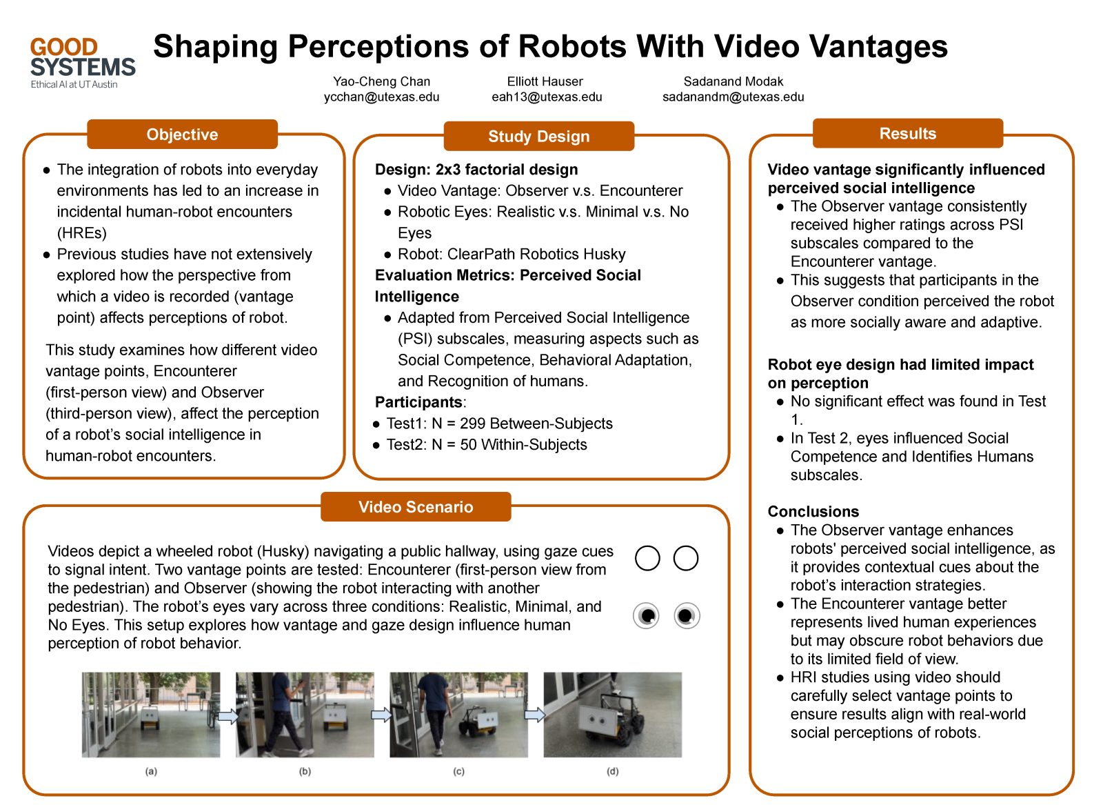 Shaping Perceptions of Robots Poster
