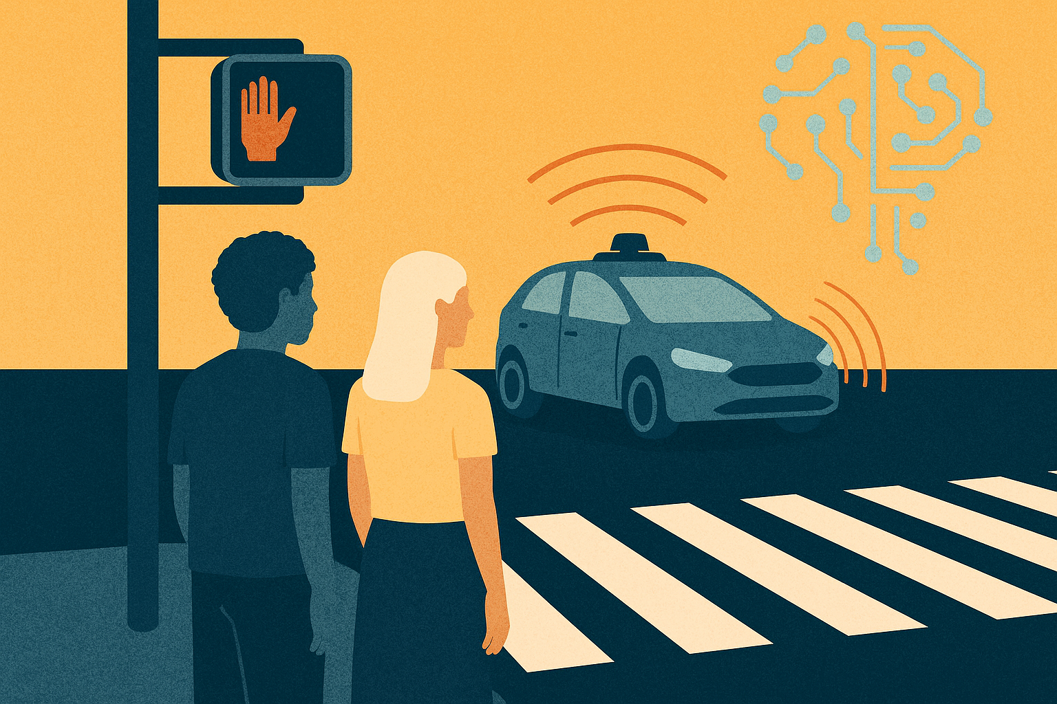 At the Crosswalk: Who Does AI See? A UT Austin research team is investigating how appearance affects driver behavior—and how those patterns could be replicated in autonomous vehicles.