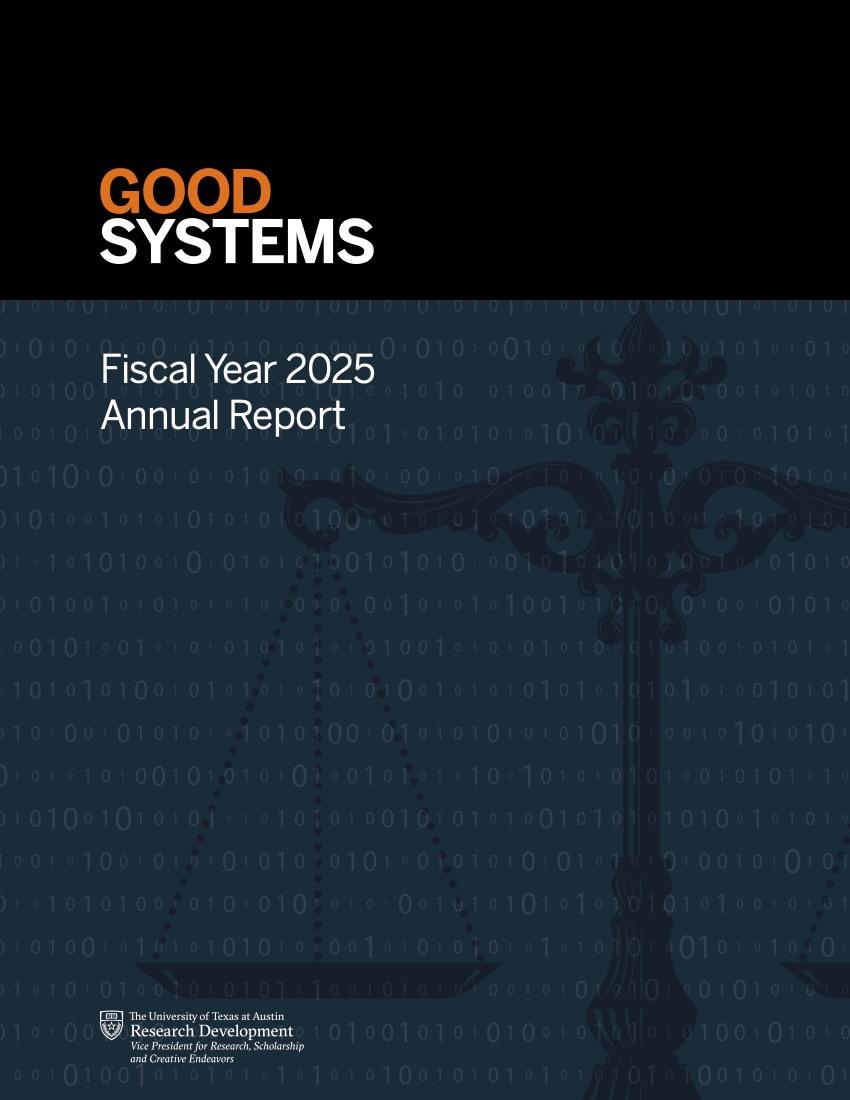 Good Systems Annual Report 2025 Cover