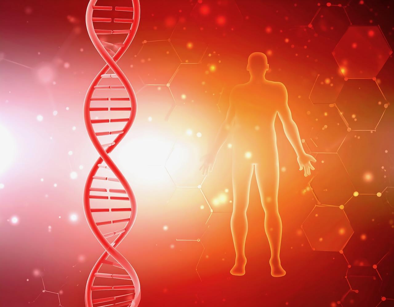 stock photo with DNA