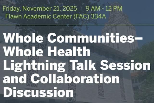 WCWH Lightning Talk October 31 2025 flyer