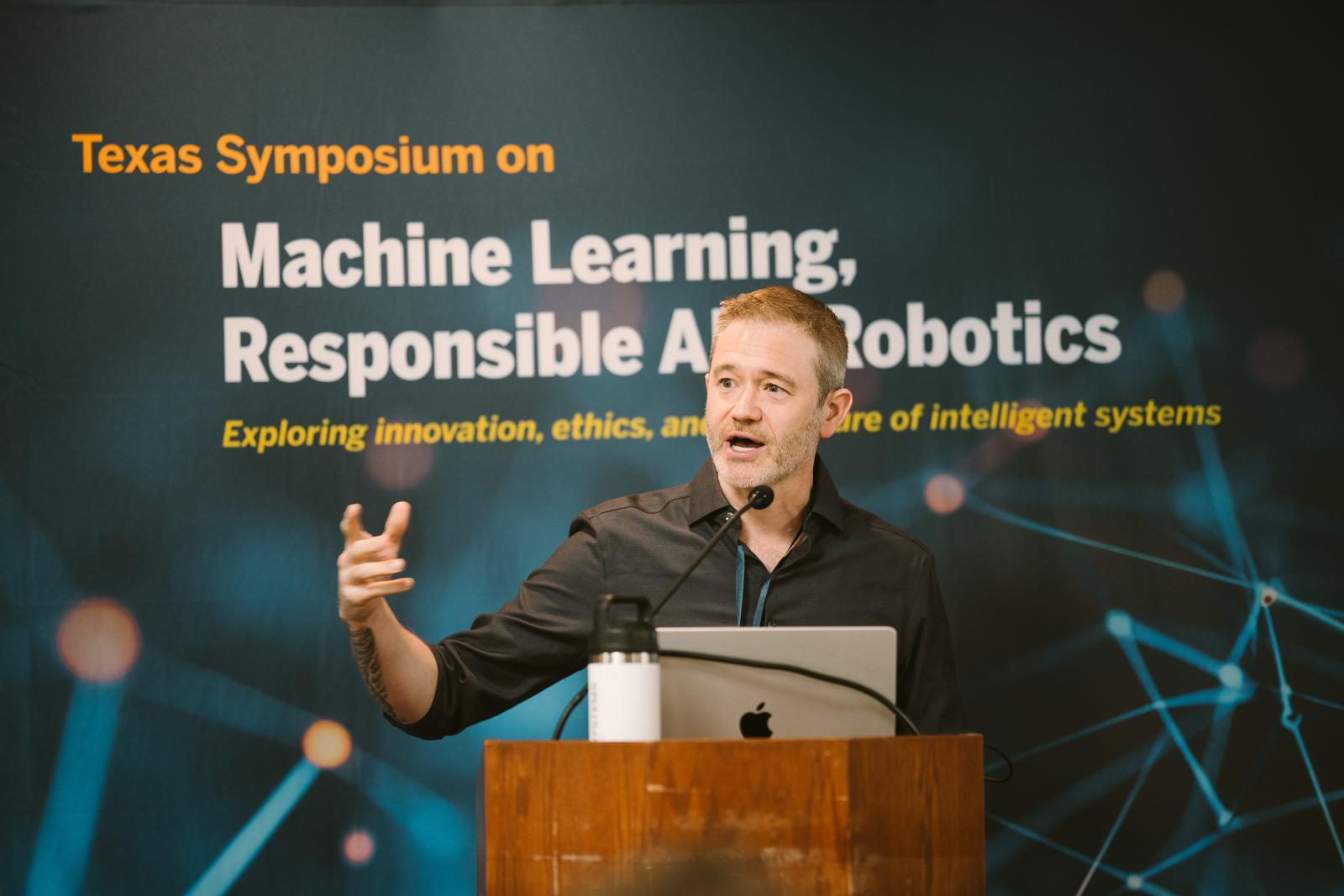 Speaker at sympossium