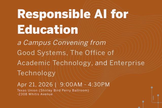 Responsible AI for Education event flyer