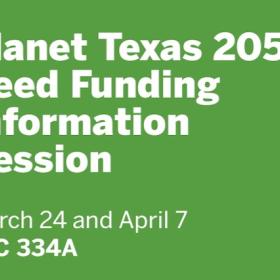 PT2050 Seed Funding Info Session flyer